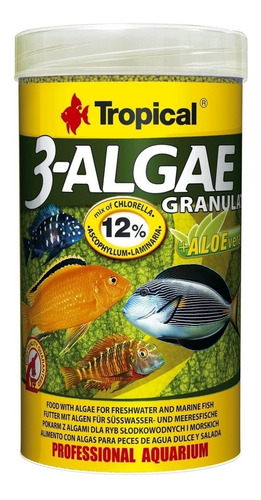 Tropical Ração Para Peixes 3-algae Granulat 440g