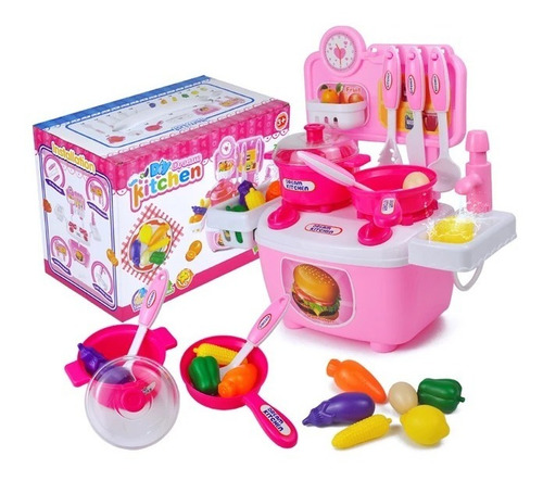 Imagen 1 de 1 de Mini Set De Cocina De Juguete Con Accesorios Mayor Y Detal