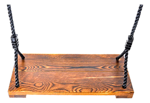 Asiento De Columpio De Madera Con Cuerda Colgante, Asiento