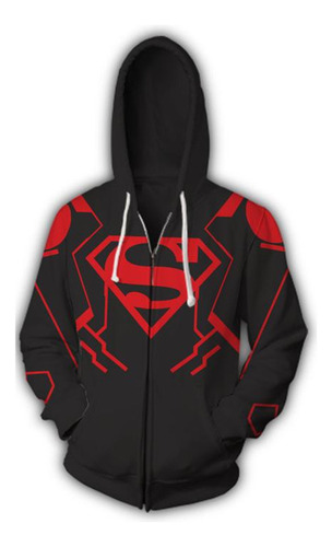 Sudadera Con Capucha De Cosplay Con Estampado 3d De Superman