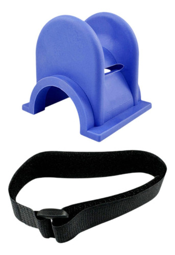 Porta Cañas De Pescar... Azul En Forma De U