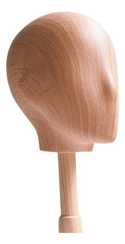 Cabeza De Maniquí De Madera Para Sombreros, Gorras,