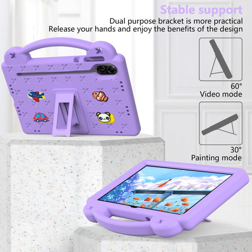 W Funda Eva Para Niños, Color Morado, Para Honor Pad X9