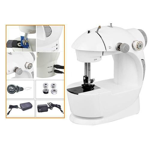 Maquina De Coser Portatil Mini Sewing Machine 220v Y Pilas 