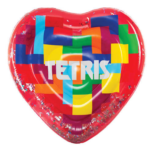 Tetris - Flotador Inflable Grande Para Piscina, Estilo Retro