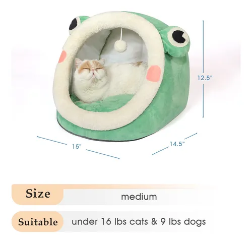 Jiupety Bonita Cama Para Gatos, Precioso IglĂș De Terciopel.