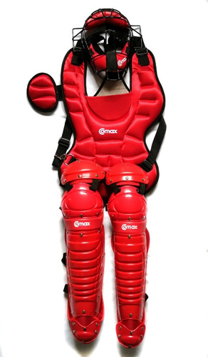 Arreos Catcher Rojo Pro Beisbol Softbol Rojos Comax