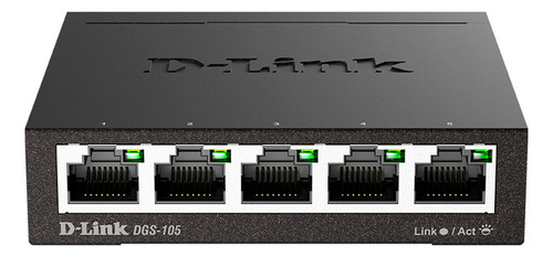 D-link Dgs-105 Switch 5 Port Gigabit Rj-45 10/100/1000 Mbps