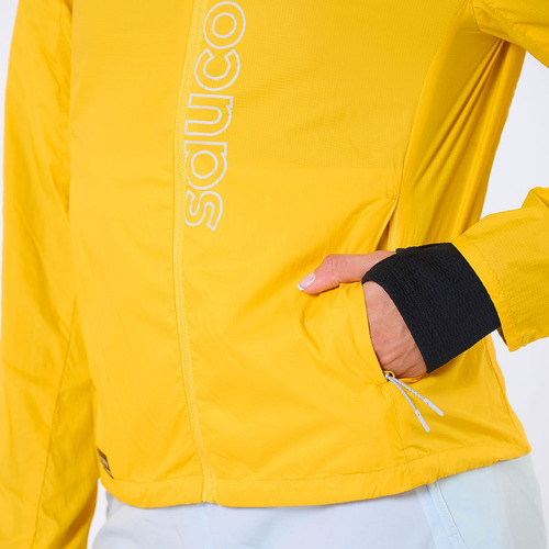 Campera Rompeviento Mujer Saucony Peregrine Packaway Yellow