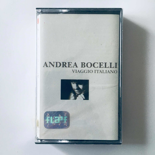 Andrea Bocelli Viaggio Italiano Cassette Nuevo Sellado