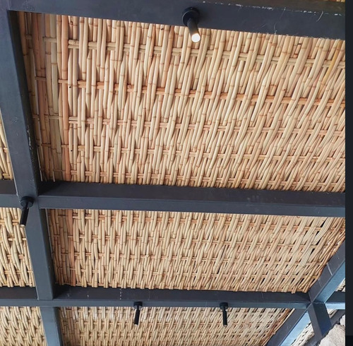 (15 Mt) - Kit 10 Placa 100x150cm Forro De Bambu P/pergolado