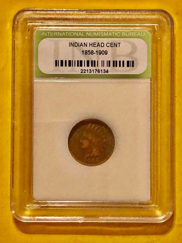 5 Monedas De 1 Centavo 1906 - 1958 Estados Unidos (Usado)