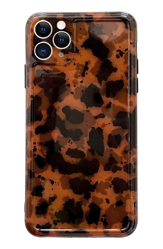 Funda Leopard Print Para iPhone 12 11 Pro Max Xr Xs 8 7 Plus