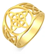 Comprar Anillo Nudo De Bruja Acero Quirúrgico Protección Defensa