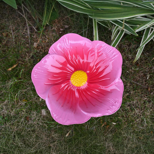 Comedero Para Pájaros De 20 Pulgadas De Altura Con Rosa