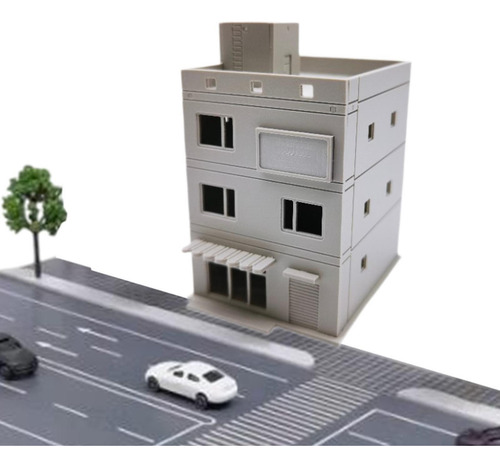 1/87 Ho House Building Architecture Scene 8.6cmx11.7cmx15cm