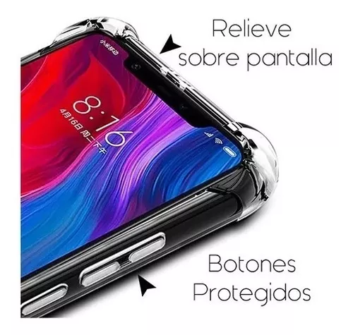 Funda Para Xiaomi Redmi Note 10s Tpu Antigolpes + Glass 9h