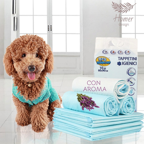 Imagen 2 de 8 de 100 Pañales Sabanillas Grandes Mascotas 60x60 L Con Aroma