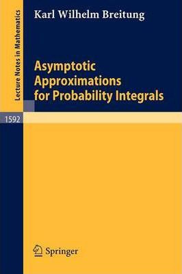 Libro Asymptotic Approximations For Probability Integrals...