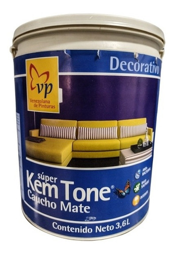 Pintura Caucho Verde Refrescante Kem Tone Mate Galon