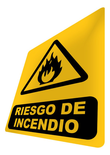 Avisos Riesgo De Incendio Letrero 