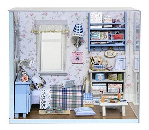 Kit De Muebles De Madera Para Casa De Muñecas En Miniatura,