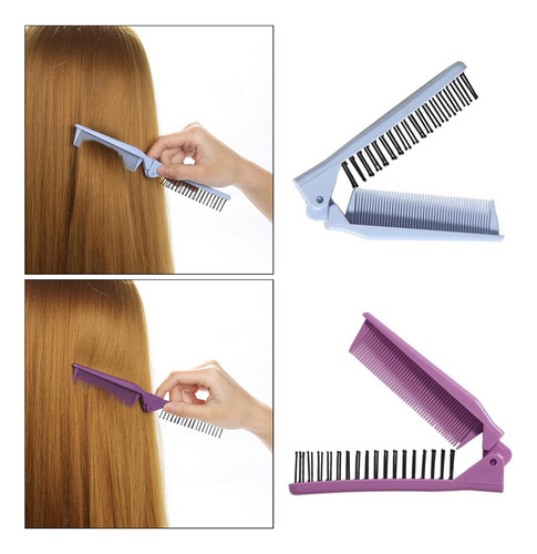 2 Uds Cepillo De Peine De Pelo Plegable Cepillo De
