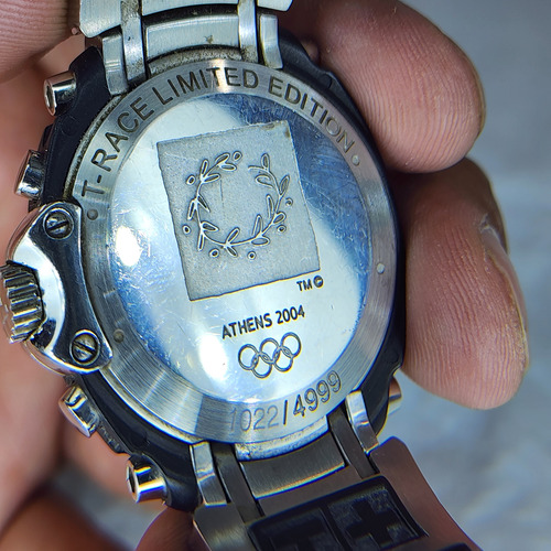 Reloj D Caballero Tissot Trace Edicion Especial Athens 2004 (Usado)
