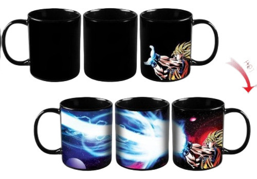 Dragon Ball Z Kamehameha Mug Magic Ceramic Heat Reactive Cof