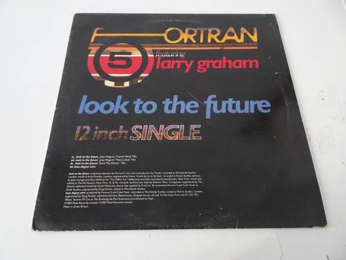 Fortran 5 Feat Larry Graham - Look To The Future Vinilo Uk