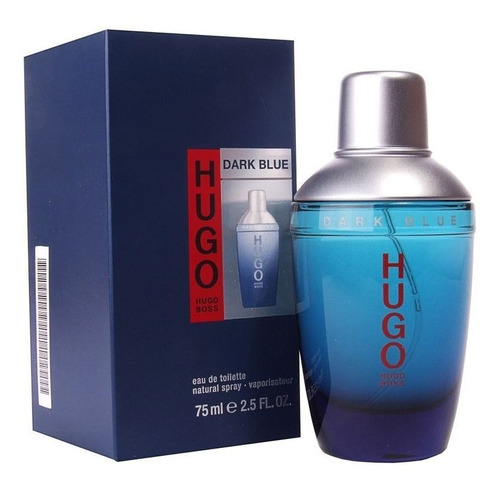 Perfume Dark Blue Hombre De Hugo Boss Edt 75ml Original