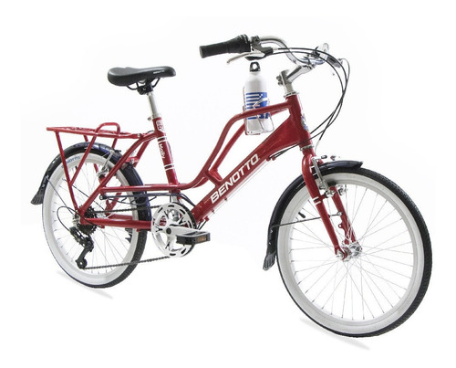 Bicicleta R20 Benotto City Mailly Rojo Unitalla Unisex