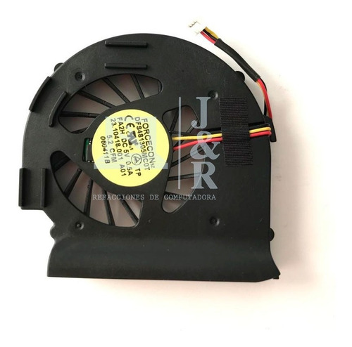 Ventilador Dell Inspiron N5030 N5010 Dfs481305mc0t 3 Pines