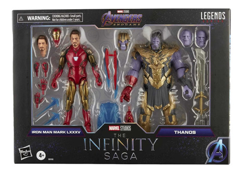 Thanos Y Iron Man Endgame Marvel Legends Hasbro Original