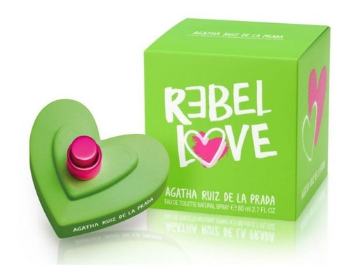 Perfume Rebel Love By Agatha Ruiz De La Prada X 80ml + Perfumina X 10ml 6 Cuotas Original