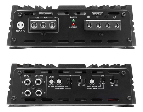 Amplificador Euphoria Db Drive Ex1k 1000rms Alta Calidad