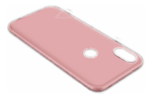 Capa Capinha Case 360° Xiaomi Redmi S2 + Película De Vidro Cor Rosa