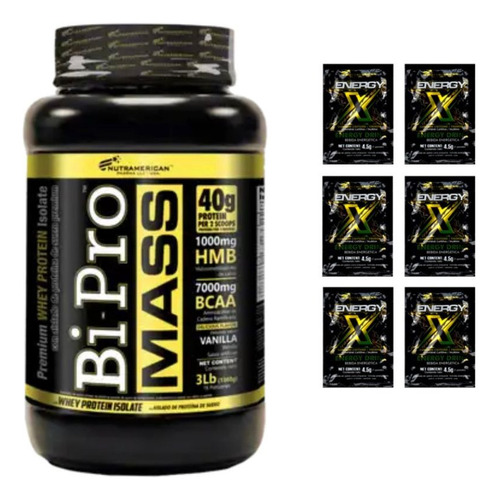 Proteina Bipro Mass 3 Libras - L a $49967