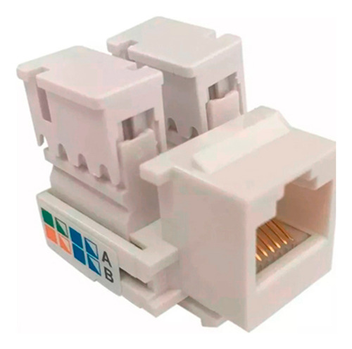 Conector Hembra Porta Jack Rj45 Cat 6e Autocrimpeable Amp