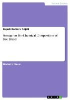 Libro Storage On Bio-chemical Composition Of Bee Bread - ...