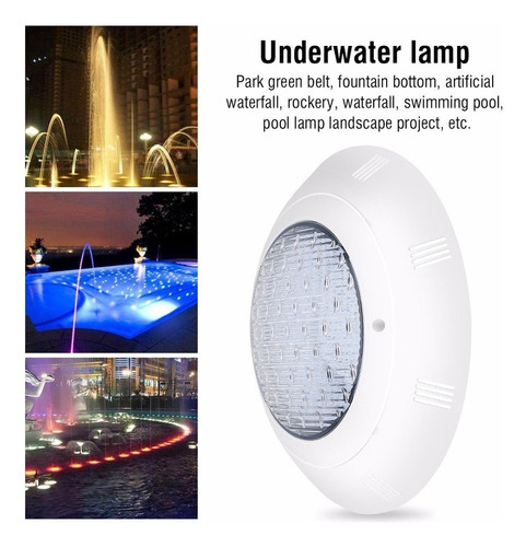 Luz De Piscina 18w Multicolor Led Lámpara Subacuática