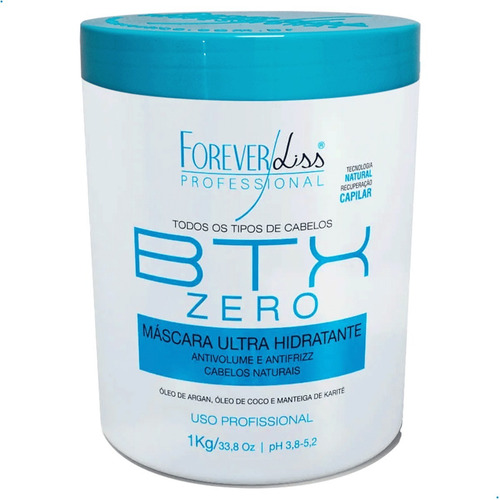 Botox Zero 1kg E Shampoo Antirresiduo Detox Forever Liss