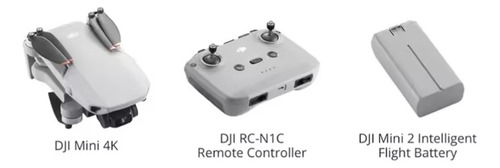Drone Dji Mini 4k Profissional 1 Bateria Cinza