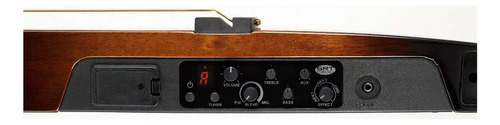 Violao Yamaha Nylon Silent Eletrico SLG 200n Cor Marrom Orientação Da Mão Direita