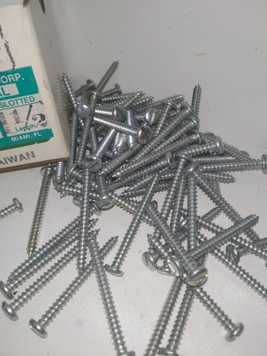 Caja De 100 Tornillos Tirafondos De 1.1/2