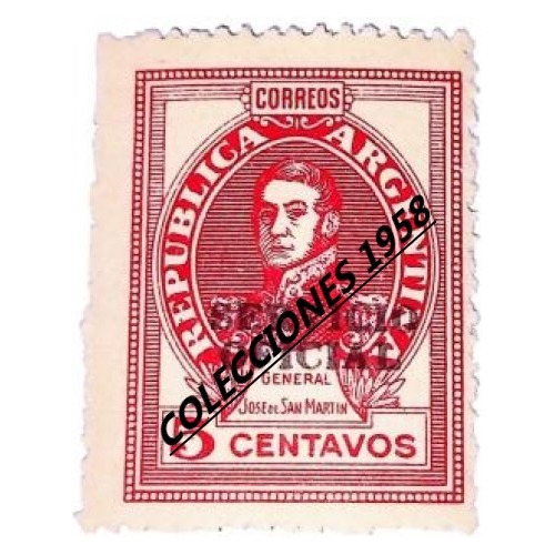 5 Cuadros Estampillas Argentina Años 70