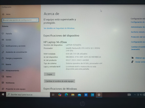Hp Laptop 14-cf2 Ideal Para Estudiantes (Usado)