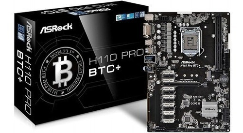 Motherboard Asrock H110 Pro Btc+/intel 6 Y 7 Gen/ddr4/bga437