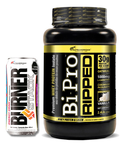 Bipro Ripped, L-carnitina, Crom - Unidad a $149900