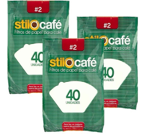 Filtros De Papel Para Cafetera No. 2 Para 8-10 Tazas - 120 U